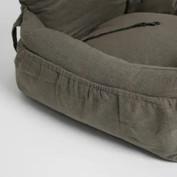 Staey Car Seat Lara – 3in1 Hundesæde, Seng & Transporttaske i Taupe
