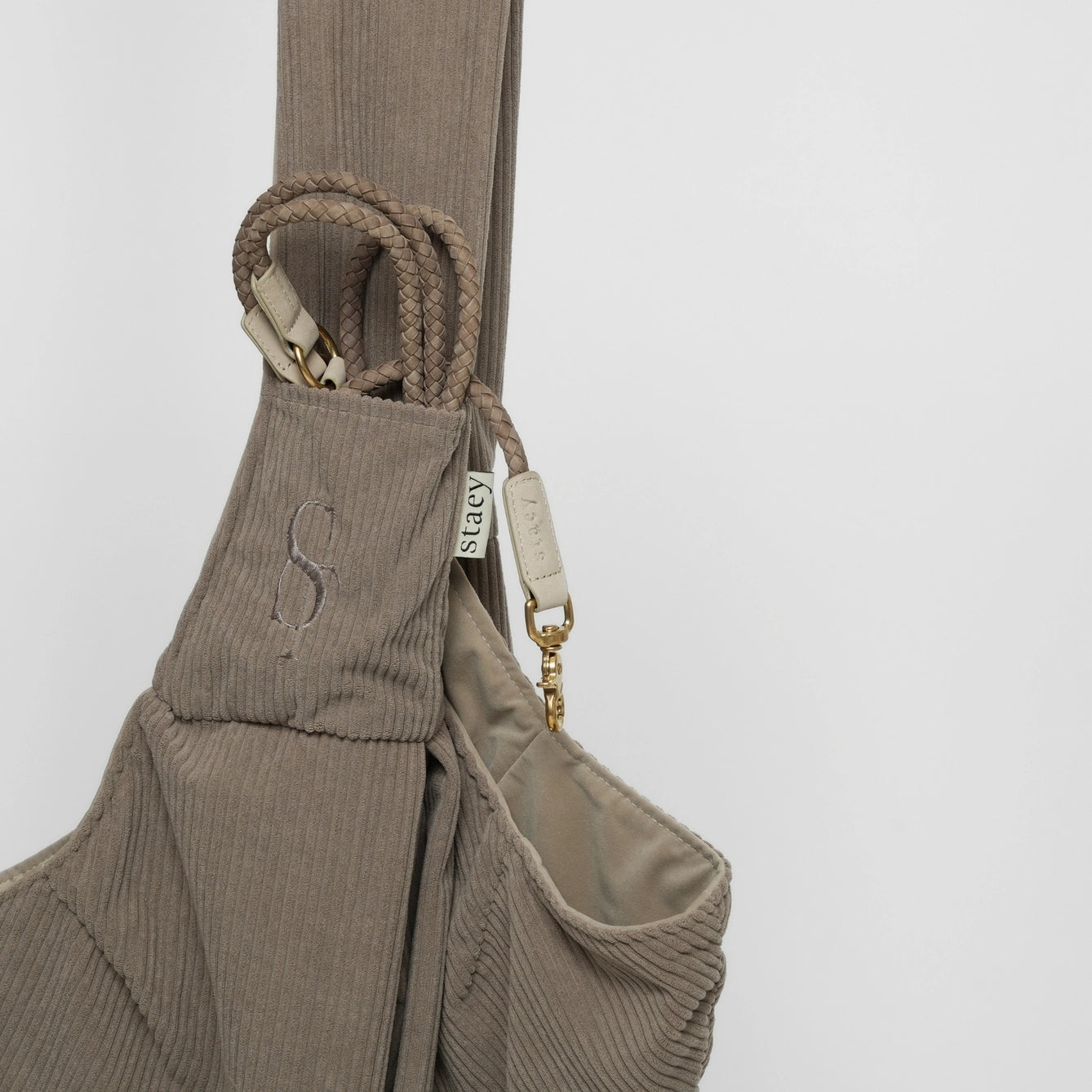 Staey hundetaske – Corduroy Hundetaske til Små Hunde & Hvalpe