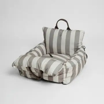 Staey Car Seat Lara – 3in1 Hundesæde, Seng & Transporttaske i Striped Design